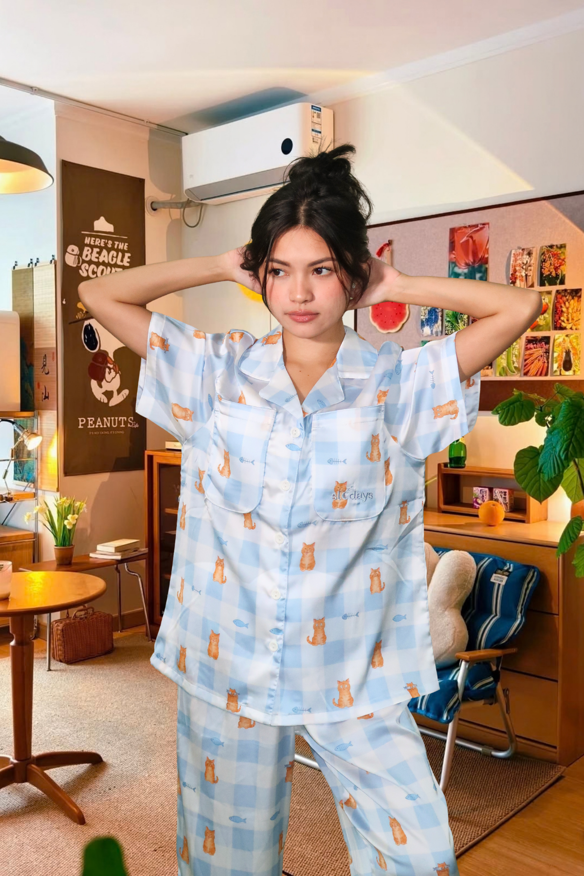 Kitty Oversized Pants Set