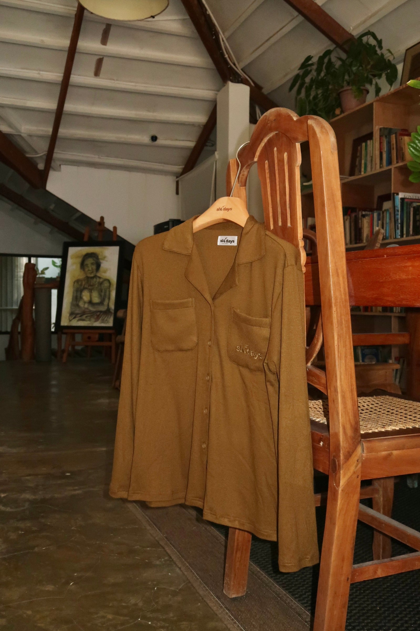 Earth Olive Oversized Cloud Pajama Pants Set