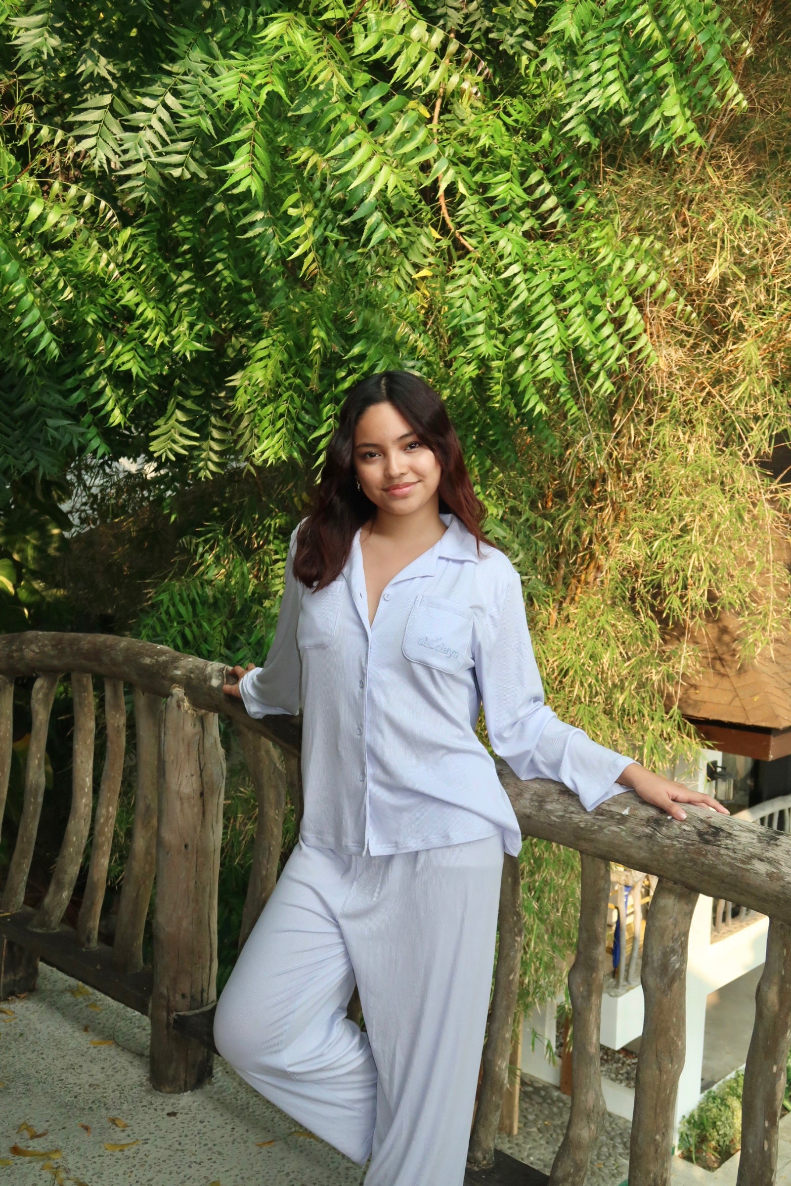 Lavender Oversized Cloud Pajama Pants Set